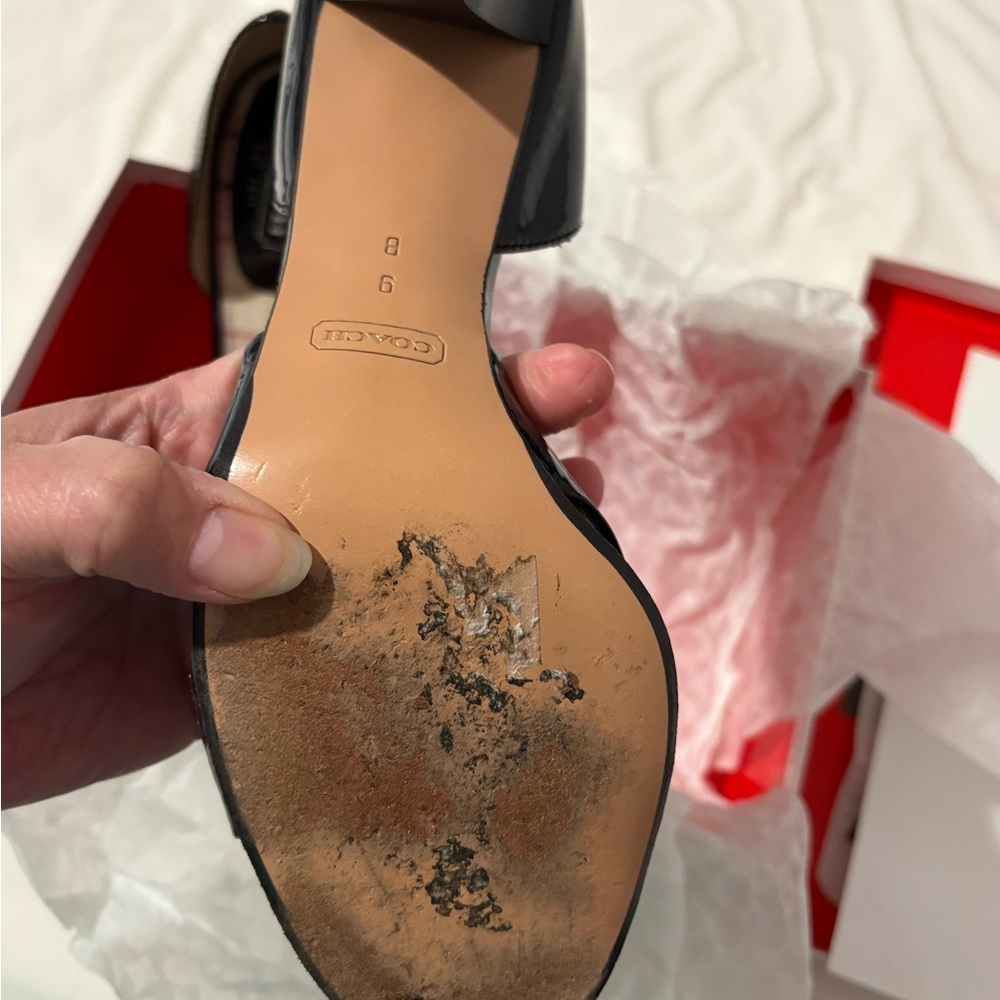 Coach Black Bardot Heels - Picture 11 of 16